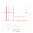 Hangende en moderne badkamermeubelsamenstelling, designmeubels - Callisi12 Viadurini