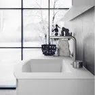 Moderne en hangende badkamersamenstelling Made in Italy Design - Callisi7 Viadurini