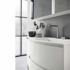 Moderne en hangende badkamersamenstelling Made in Italy Design - Callisi7 Viadurini