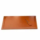 Modern design kantoorsamenstelling in leer Made in Italy - Giulio Viadurini