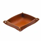 Modern design kantoorsamenstelling in leer Made in Italy - Giulio Viadurini