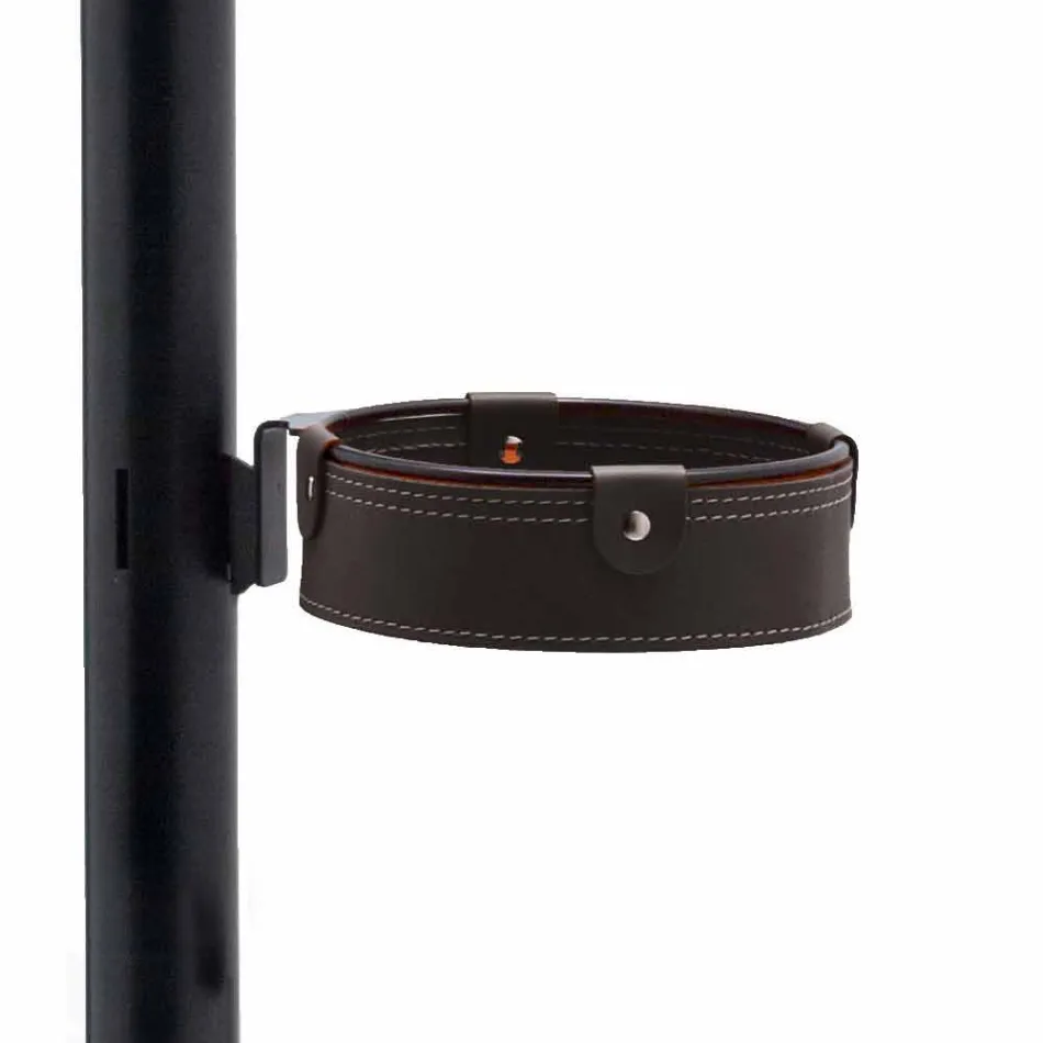 Modern design kantoorsamenstelling in leer Made in Italy - Andrea Viadurini