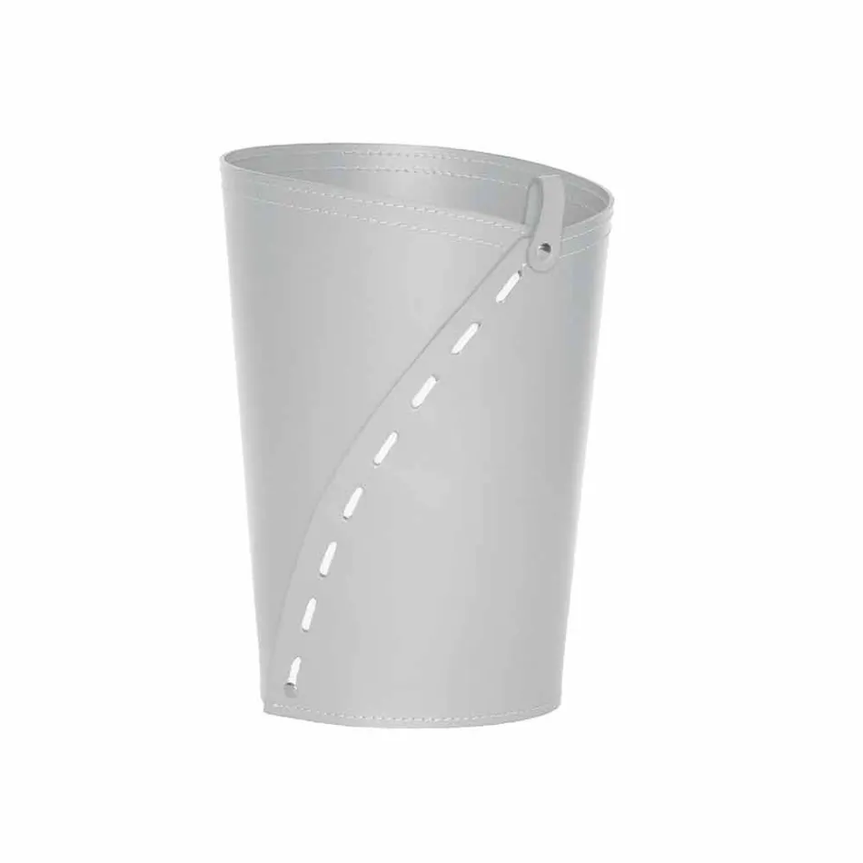 Moderne geregenereerde lederen kantoorsamenstelling Made in Italy - Meduna Viadurini