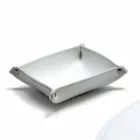 Moderne geregenereerde lederen kantoorsamenstelling Made in Italy - Meduna Viadurini