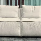 Samenstelling van 2 banken met rugleuning en 2 armleuningen - Bizar Viadurini