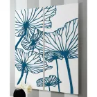 Samenstelling van 2 panelen met bloemen Made in Italy - Sheryl Viadurini