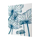 Samenstelling van 2 panelen met bloemen Made in Italy - Sheryl Viadurini