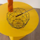 Samenstelling van 2 moderne salontafels in staal gemaakt in Italië - populier Viadurini