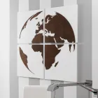 Samenstelling van 4 panelen die de Made in Italy World vertegenwoordigen - Ciro Viadurini