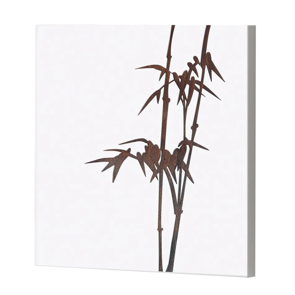 Samenstelling van 4 panelen met Hortensia's, Allium en Thypha Made in Italy - Berekening Viadurini