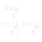 Samenstelling van een buitenbank Made in Italy - Bahias Viadurini