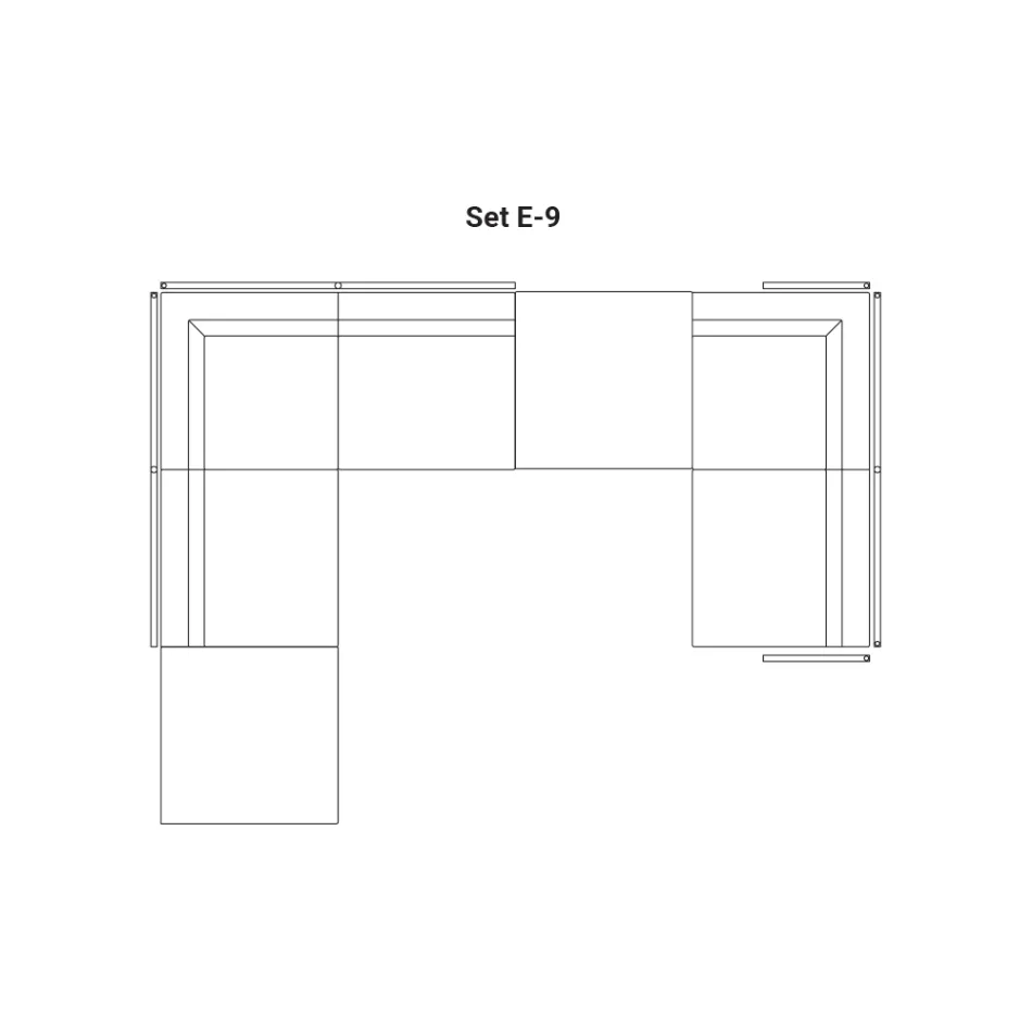 Samenstelling van tuinbank Made in Italy - Rubik Viadurini