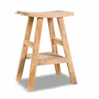 Samenstelling van badkamermeubels in massief teak met modern design - Azina Viadurini