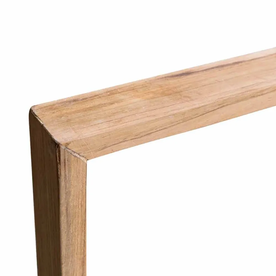 Samenstelling van badkamermeubels in massief teak met modern design - Azina Viadurini