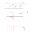 Modern Design Ground badkamermeubelsamenstelling - Farart1 Viadurini