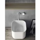 Samenstelling van modern badkamermeubilair, hangend ontwerp Made in Italy - Callisi6 Viadurini