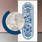 Samenstelling van houten schilderijen met abstracte print gemaakt in Italië - Brazilië Viadurini