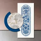 Samenstelling van houten schilderijen met abstracte print gemaakt in Italië - Brazilië Viadurini