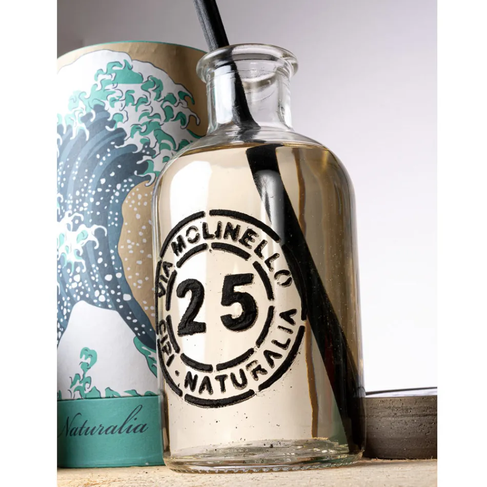 Vrijstaande badkamerkast samenstelling inclusief blauwe accessoires - Carolie Viadurini