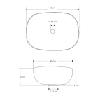 Zwarte badkamerkastcompositie met grote plank en accessoires - Patryk Viadurini