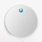 Blauwe staande badkamermeubelsamenstelling met moderne designaccessoires - Patryk Viadurini