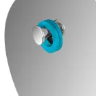 Blauwe staande badkamermeubelsamenstelling met moderne designaccessoires - Patryk Viadurini