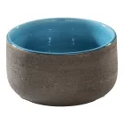 Blauwe staande badkamermeubelsamenstelling met moderne designaccessoires - Patryk Viadurini