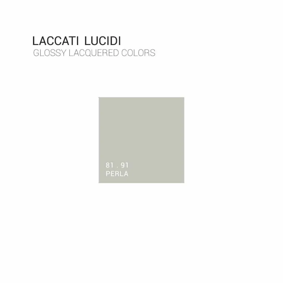 Moderne houten gelakte badkamermeubelsamenstelling Viadurini