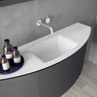 Modern design hangende badkamermeubelsamenstelling - Callisi3 Viadurini