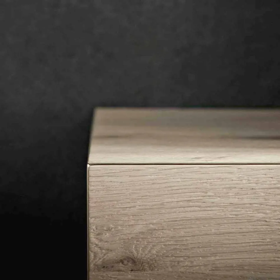 Moderne badkamersamenstelling van gemalen designmeubels gemaakt in Italië - Farart6 Viadurini