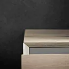 Moderne badkamersamenstelling van gemalen designmeubels gemaakt in Italië - Farart6 Viadurini