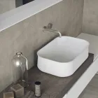 Moderne en hangende samenstelling van design badkamermeubels - Callisi2 Viadurini