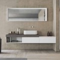Moderne en hangende samenstelling van design badkamermeubels - Callisi2