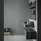 Compositie voor hangende badkamer en modern design Made in Italy - Farart9 Viadurini