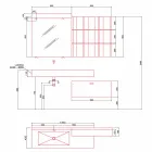 Compositie voor hangende badkamer en modern design Made in Italy - Farart9 Viadurini