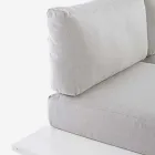 Compositie voor buitenwoonkamer in aluminium en stof, Homemotion - Francine Viadurini