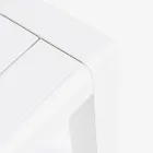 Compositie voor buitenwoonkamer in aluminium en stof, Homemotion - Francine Viadurini