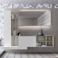 Hangende badkamermeubelsamenstelling met modern design Made in Italy - Callisi15
