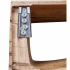 Opgeschorte samenstelling van badkamermeubels in modern teakhout - Kristi Viadurini