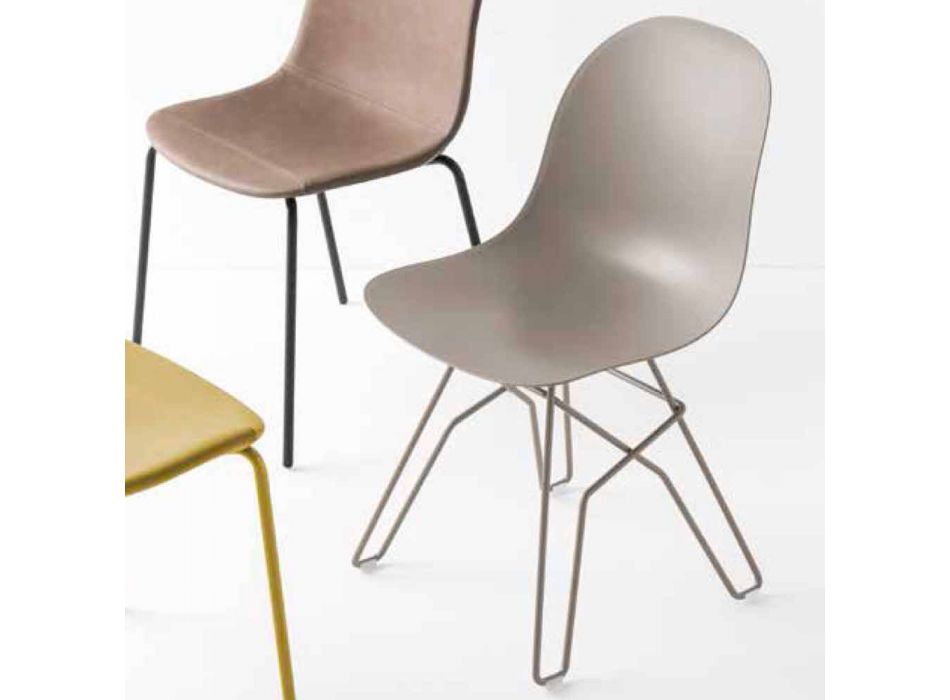 Connubia Academy Calligaris stoel modern design made in Italy, 2 stuks Viadurini