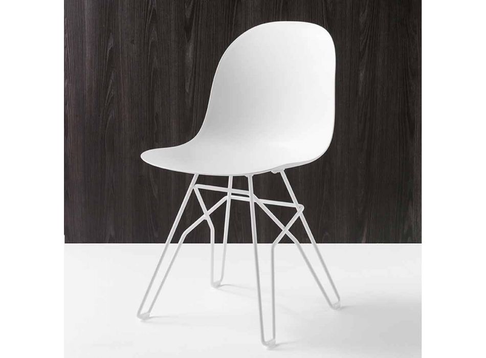 Connubia Academy Calligaris stoel modern design made in Italy, 2 stuks Viadurini