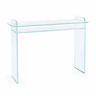 Wandconsole voor entree in extra helder glas Minimal Design - Salvie Viadurini