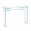 Wandconsole voor entree in extra helder glas luxe design - Salvie