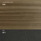 Uitschuifbare console 150 cm in metaal en melamine Made in Italy - Flap Viadurini