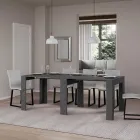 Uitschuifbare console tot 181 cm in Melamine Essence Made in Italy - Castello Viadurini