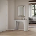 Uitschuifbare console tot 181 cm in Melamine Essence Made in Italy - Castello Viadurini