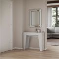 Uitschuifbare console tot 181 cm in Melamine Essence Made in Italy - Castello