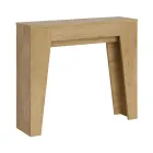Uitschuifbare console tot 181 cm in Melamine Essence Made in Italy - Castello Viadurini