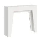 Uitschuifbare console tot 181 cm in Melamine Essence Made in Italy - Castello Viadurini