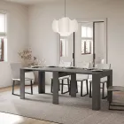 Uitschuifbare console tot 181 cm in melaminepanelen gemaakt in Italië - Drago Viadurini